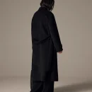 Winter Luxury Long Woolen Coats Double Faced Belted 100% Wool Coat for Women