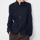 Luxury Double Faced Goat Cashmere Jackets Winter Cropped Knitted Wool Coat Suit for Women