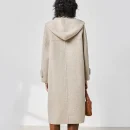 High Quality Winter Cashmere Coat Double Faced Long 100% Wool Coats Women With Hood