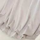 Summer Polo Short Sleeve Knitwear Women Silk Wool Knitted Vest