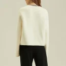 Winer Double Faced Wool Jacket Women Luxury Single Breasted Cropped Alpaca Coat