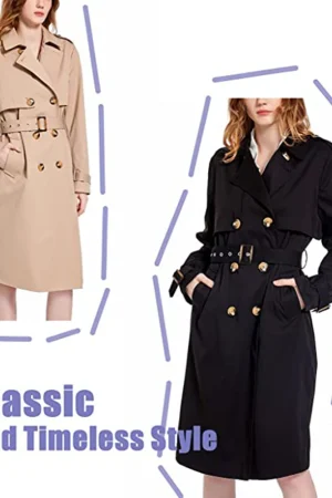 2025 KINGSRICH New Design Women's Trench Denim Trench Coat